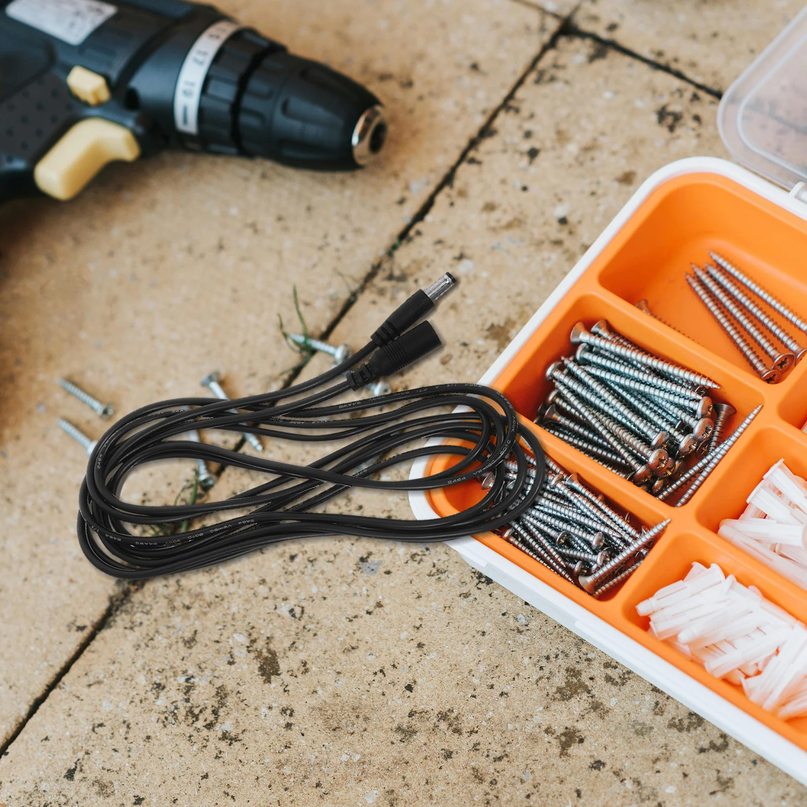 

2Pcs Dc Power Extension Cable 3M Male Female Connector for Security Camera LED Light Strip Monitoring Power Supply Cable