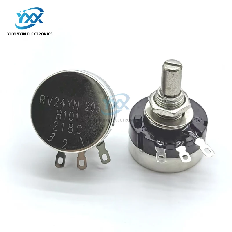 

5PCS RV24YN20S Single Turn Carbon Film Potentiometer B102 B202 B502 B103 B203 B104 1K 10K Adjustable Rotary Resistor