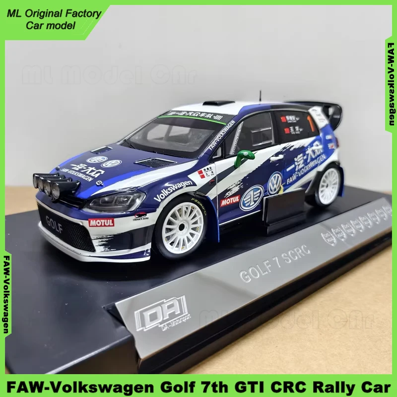 

Официально лицензированная модель FAW-Volkswagen Golf 7th GTI CRC Rally Car 1:18 из литого сплава, детализированная гоночная копия для коллекционеров