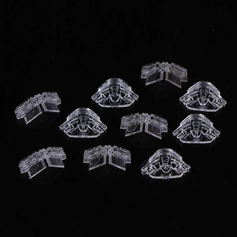 5pairs Transparent Corner Protector Invisible Optical Fiber Jumper, Special Indoor Corner Device For Home Use