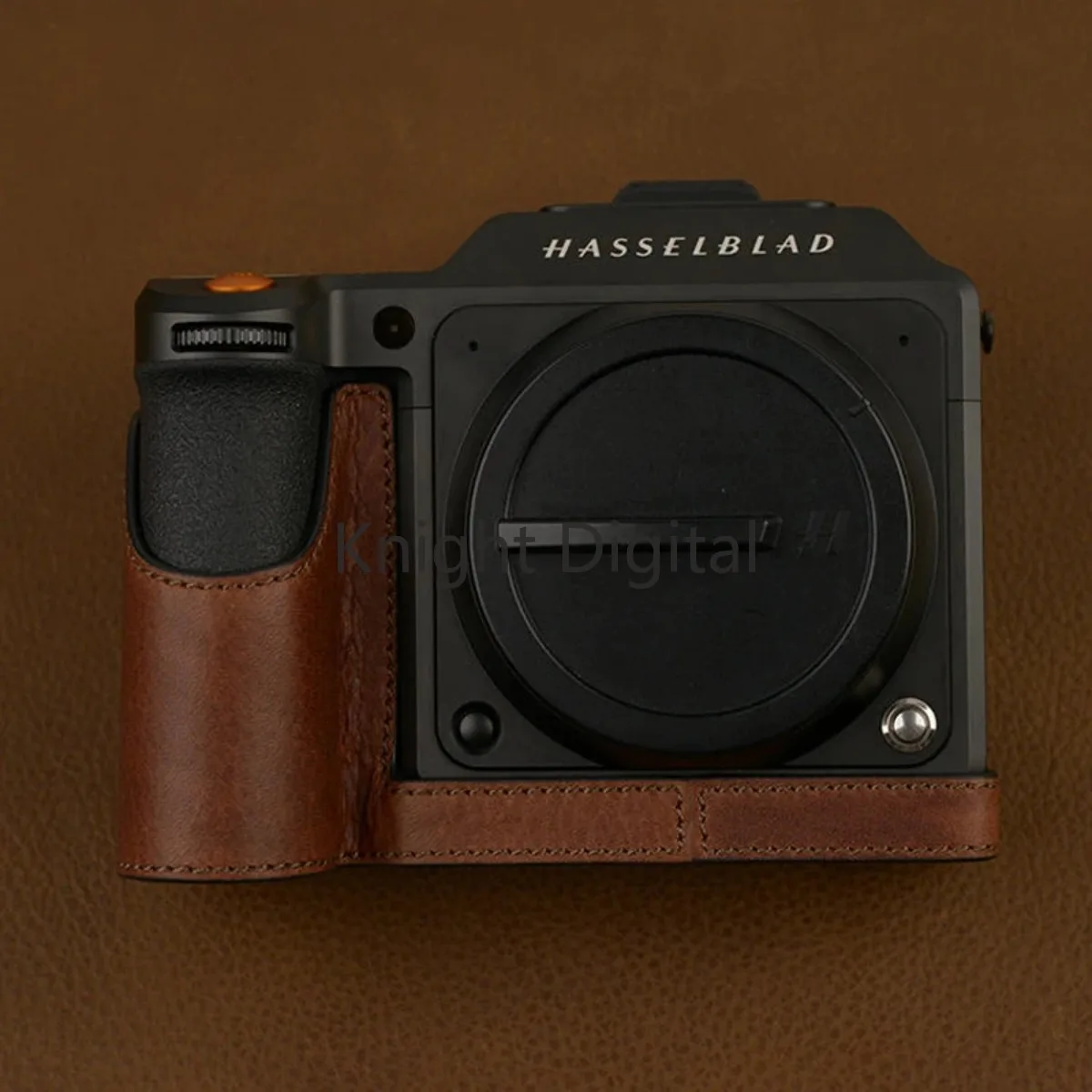 Handmade Cowhide Leather Camera Bag Insert Pocket Pouch Case Protective Cover Sheath Grip for Hasselblad X2D Camera Bag Backpack