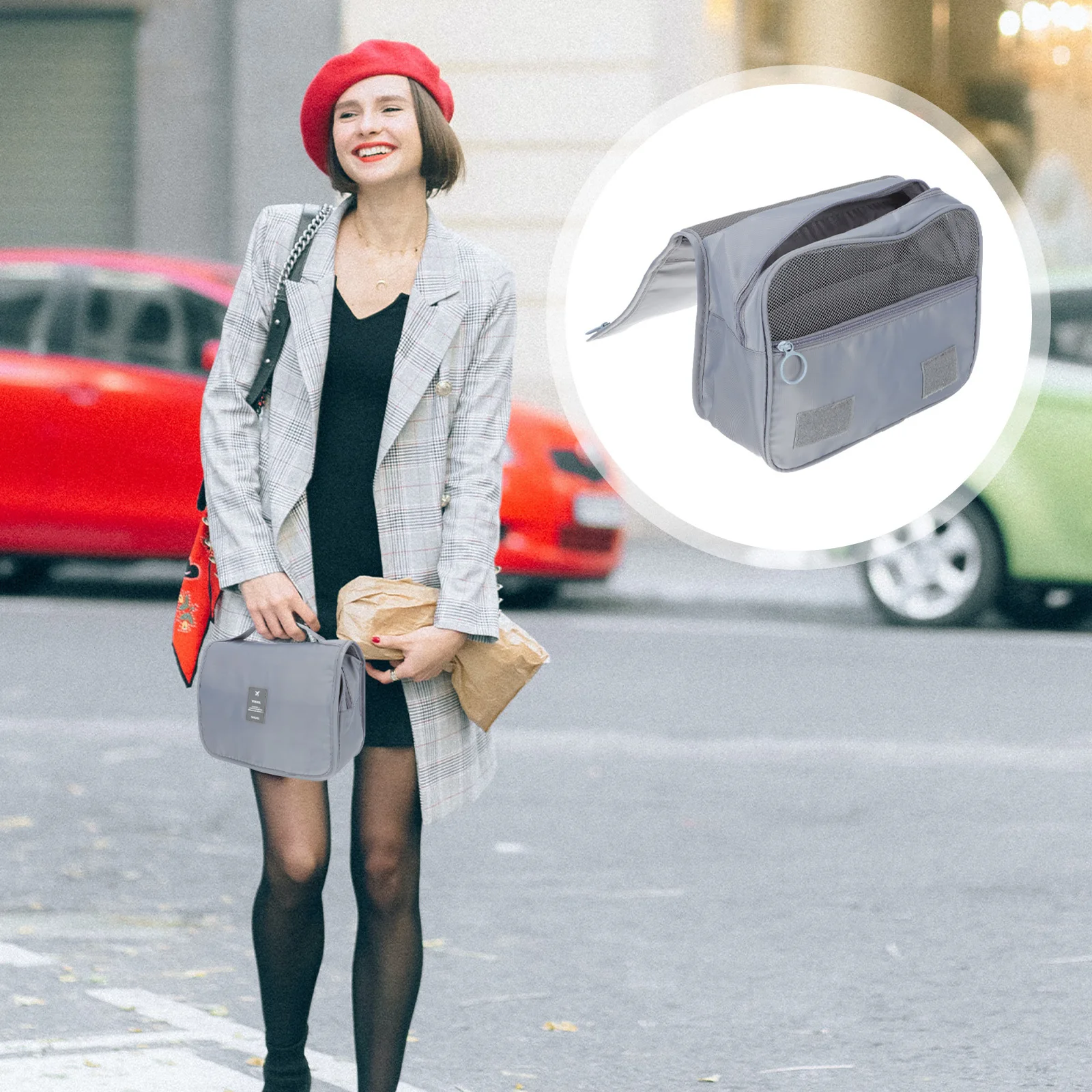 

Large Capacity Hanging Toiletry Bag Folding Travel Organizer Waterproof Multipurpose Wash Bag Travel Accessories