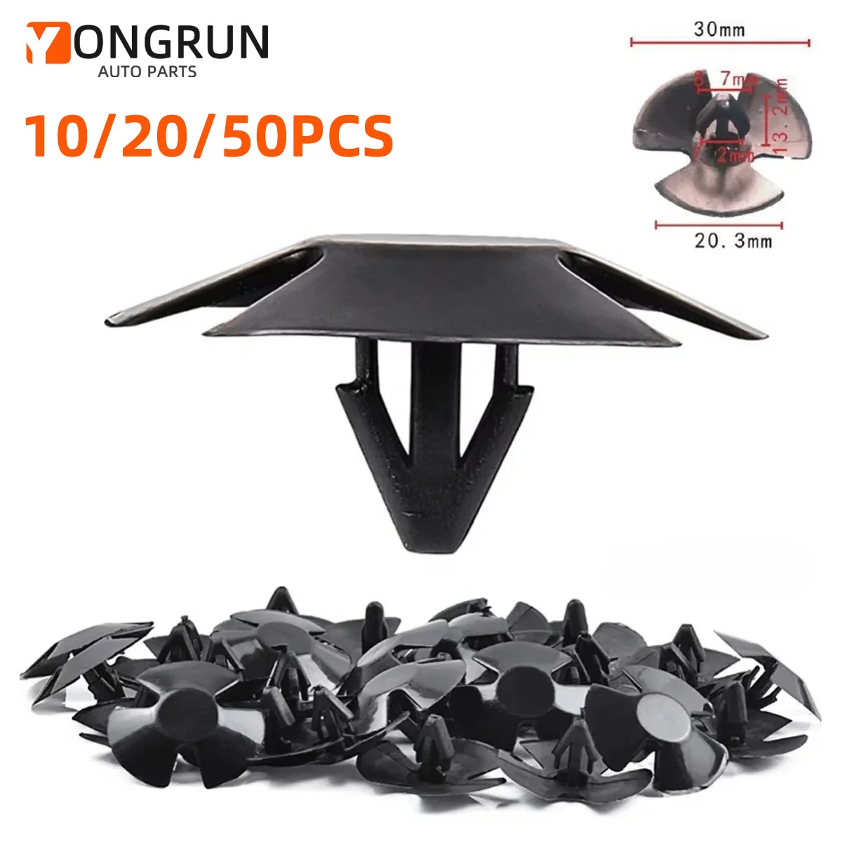 10/20/50pcs Engine Hood Insulation Clip Suitable For Dodge Journey Challenger Magnum Charger Avenger Dart Chrysler Ram 487883aa