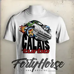 Holden T Shirt VL Turbo Calais White