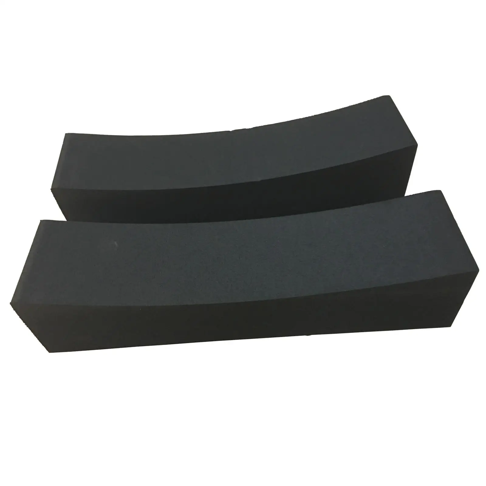 2x-カートップカヤックキャリアアクセサリー-直接交換用プロフェッショナル用品-ソフトで丈夫な黒色-取り付けが簡単なカヤックキャリア