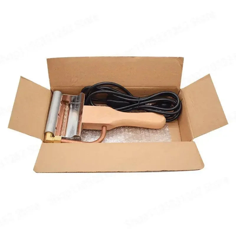 220V Heated Electric Uncapping Knife, Stainless Steel Honey Cutter Beekeeping Tool for Wax Cutting