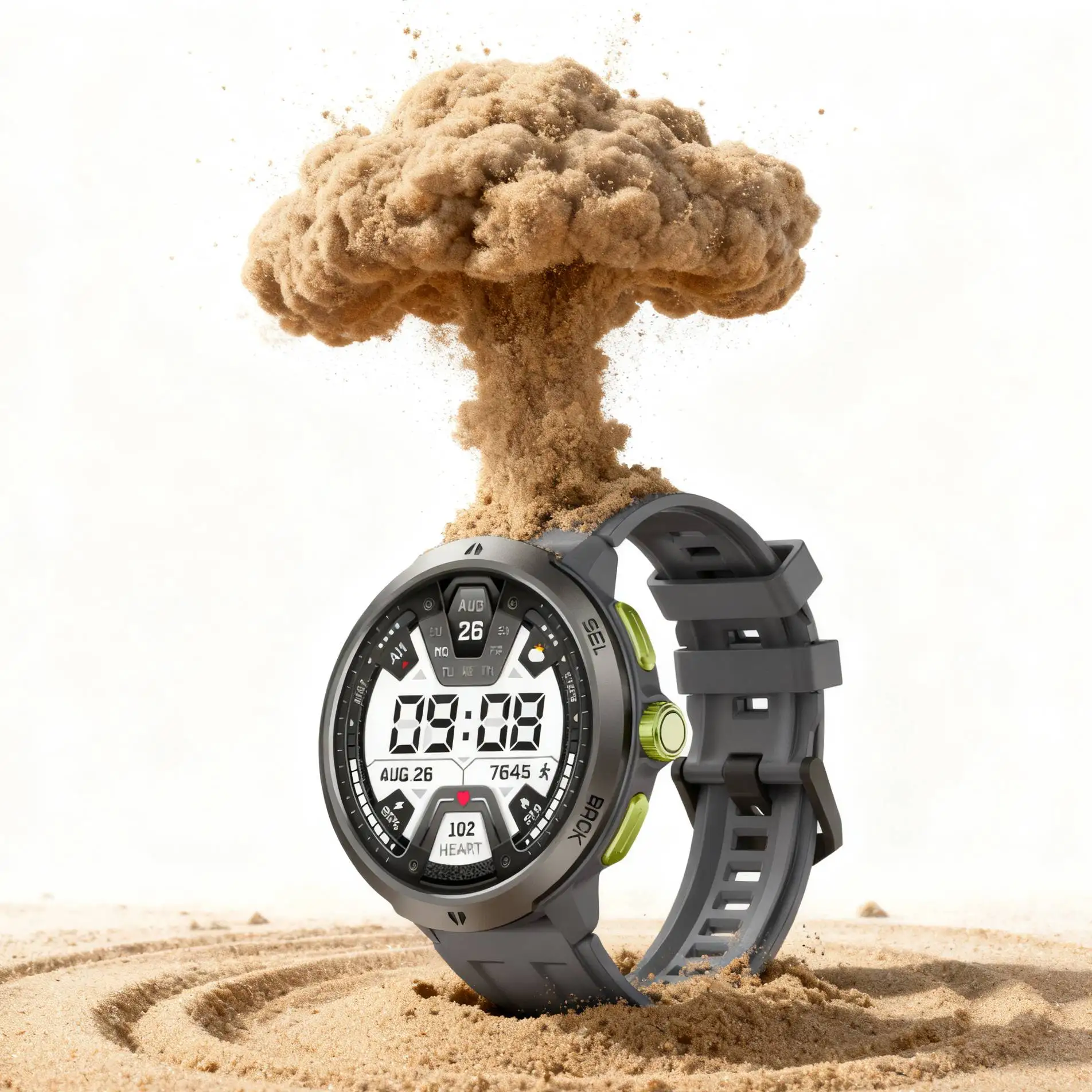 

LEADOYS Military Outdoor Sports Smart Watch C33 Rugged Smartwatch Waterproof 1.65inch Touch Screen Fitness Tracker Tracker New