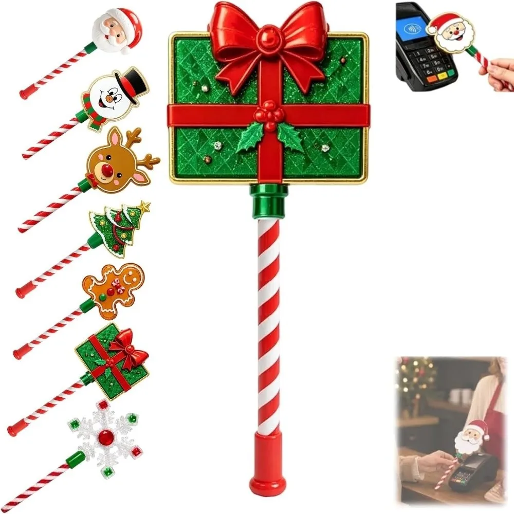 varinha-magica-de-natal-leve-com-compartimento-oculto-para-cartao-empunhadura-confortavel-varinha-magica-para-passar-cartao-construcao-compacta-e-robusta
