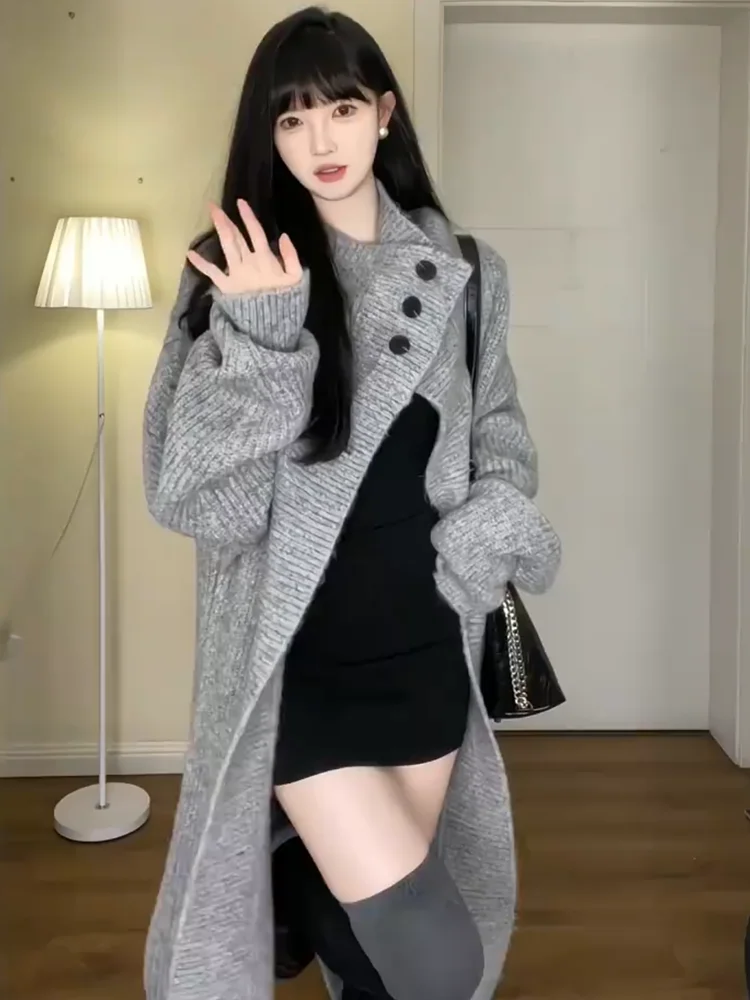 

Sweaters Jumpers Cardigans Womens Leopard Acrylic Blend Patch Button Relaxed Cut College Campus Academic Preppy Comfortable Warm