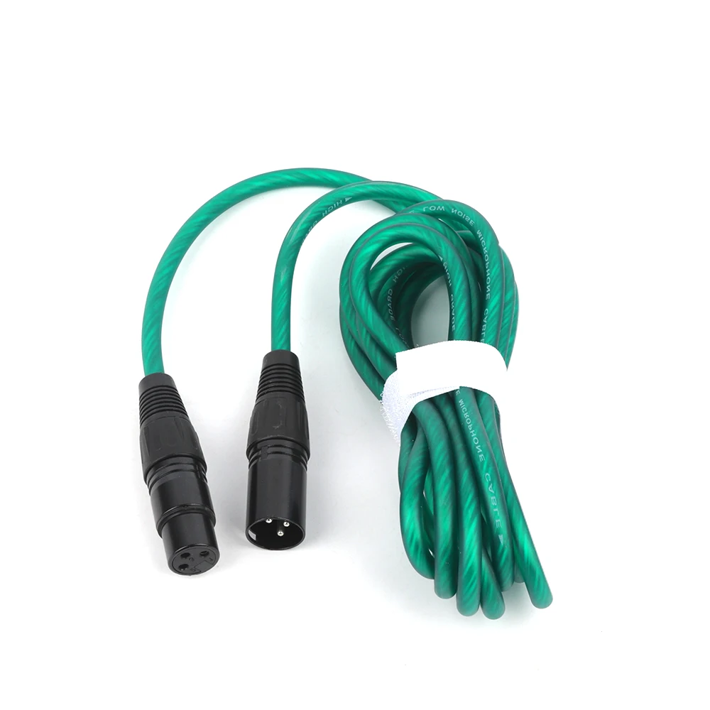 ขายร้อน OEM Professional 3pin ลําโพง XLR ชายหญิง Xlr สายไมโครโฟนลวด