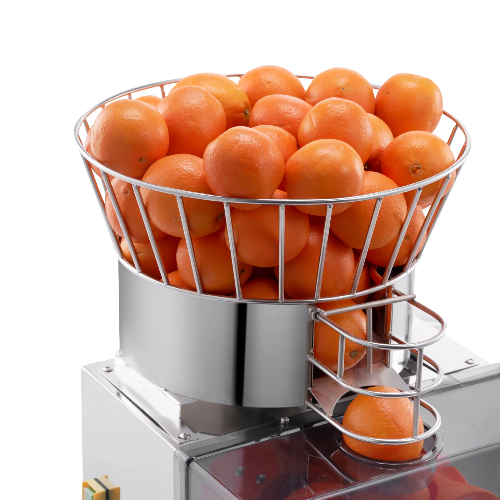 SucceBuy Commercial Orange Juicer Machine Automatic Juice Extractor Stainless Steel Orange Squeezer  with Pull-Out Filter Box﻿