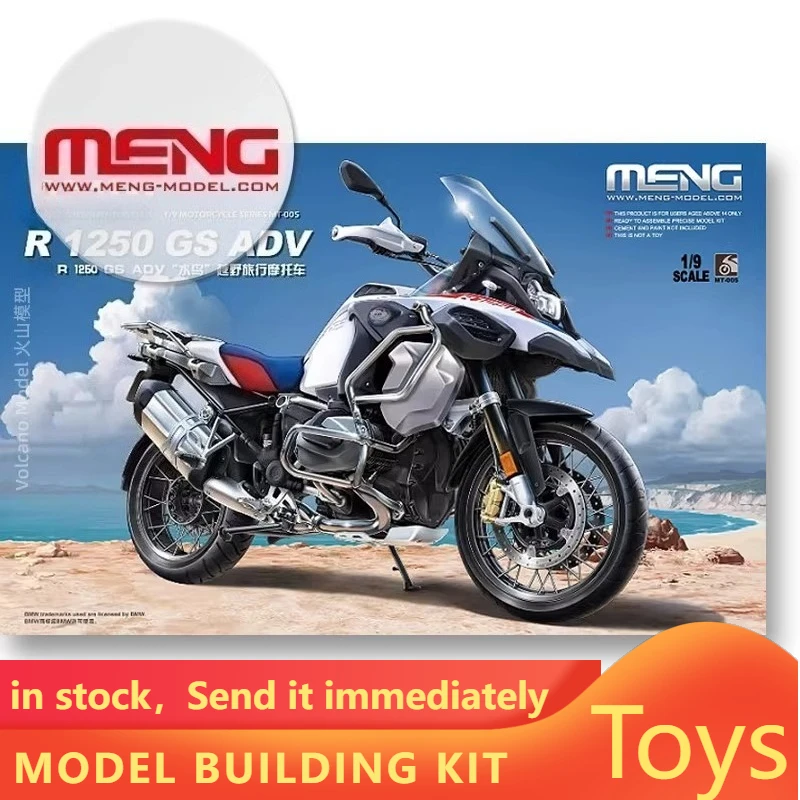 MENG MT-005 1/9 R 1250 GS ADV Waterbird, Motocross, Scale Model Kit Birthday Gift DIY