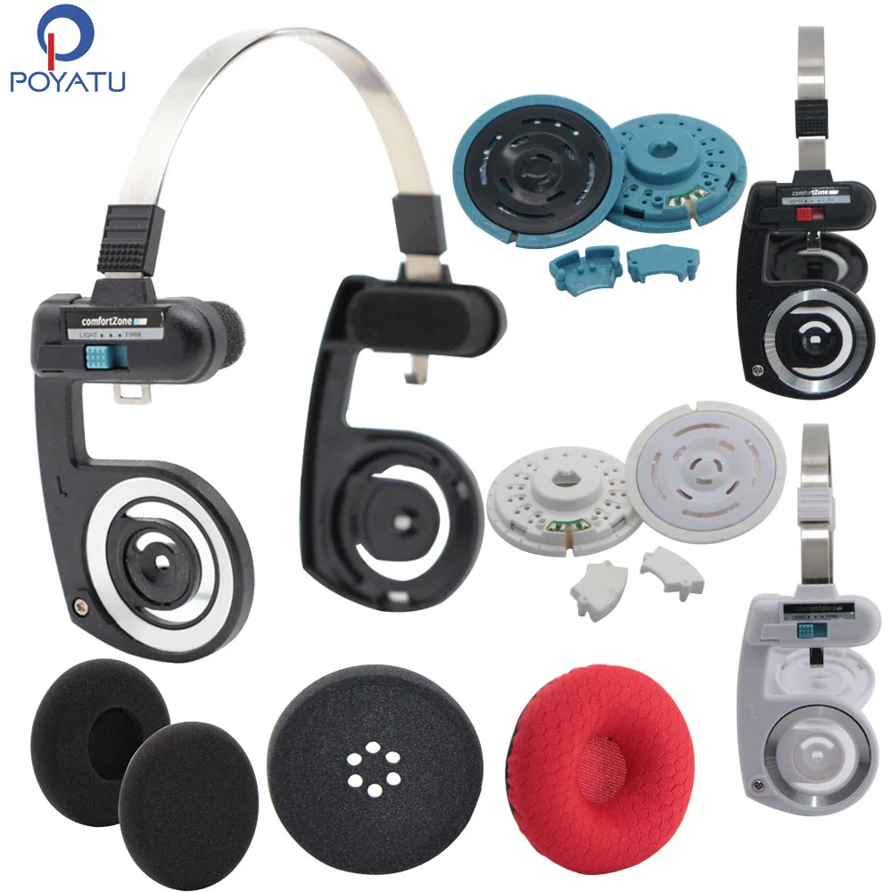 Headband Speaker Earpads for KOSS PP Portable Portapro Porta-Pro Replacement Headband Driver Speaker Repair EarPads Cushion Pads