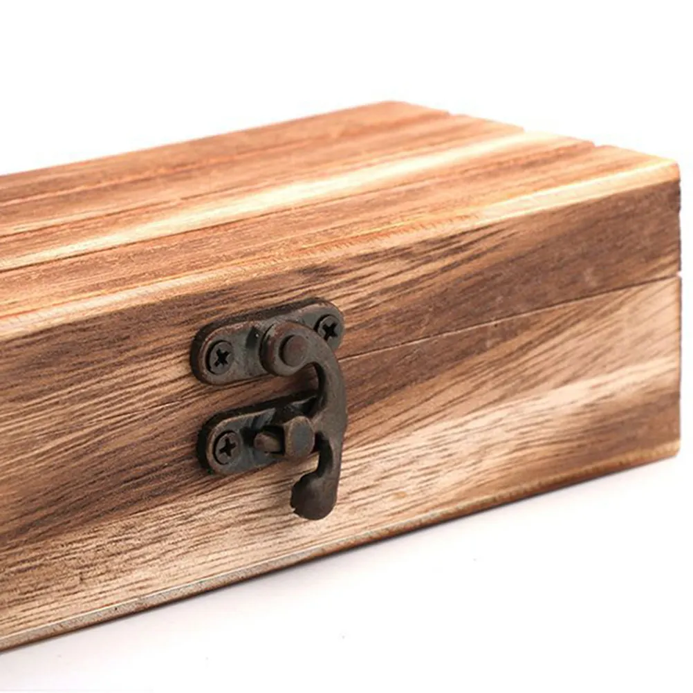 

1 шт. винтажный футляр для очков из бамбукового дерева, контейнер для солнцезащитных очков в ретро-стиле, защитный, для всех типов очков, устойчивый к царапинам и влаге