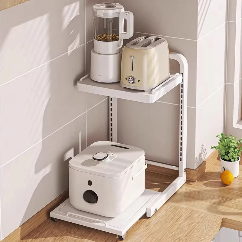

Rice cooker rack, kitchen multi-functional countertop, small oven, desktop appliances, layered storage bracket
