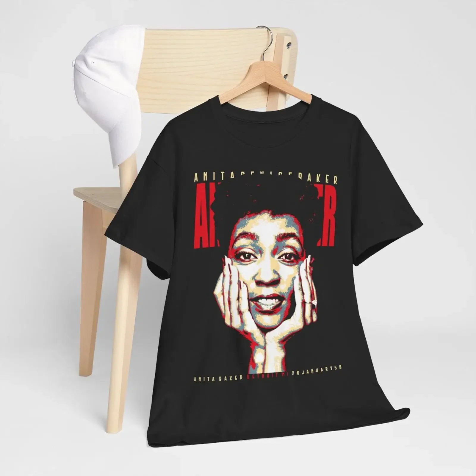 Anita Baker Soul Jazz Music Vintage Retro Legend Funny T Shirt vintage Washed Comfortable fashion streetwear Breathable graphic