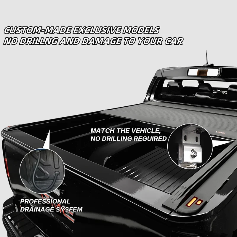 Heavy Duty Aluminum Waterproof Electric Retractable Roller Shutter Tonneau Cover for Shark 6 2025