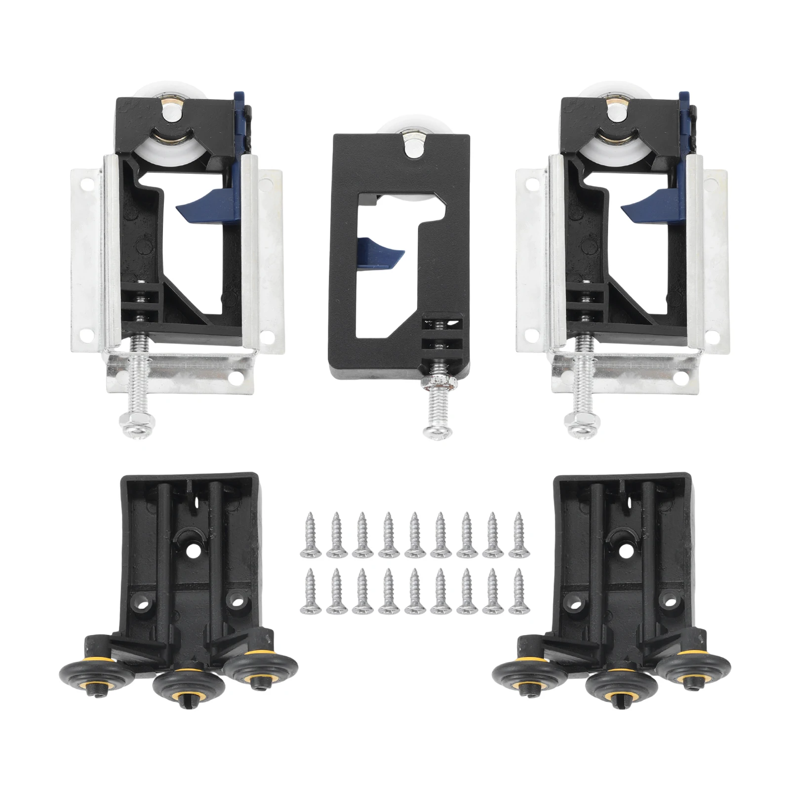 Cabinet Sliding Wardrobe Door Pulley Hanging Wheel Wooden Door Roller Side Mounted Sliding Upper Lower Door Wheel Pulley Core