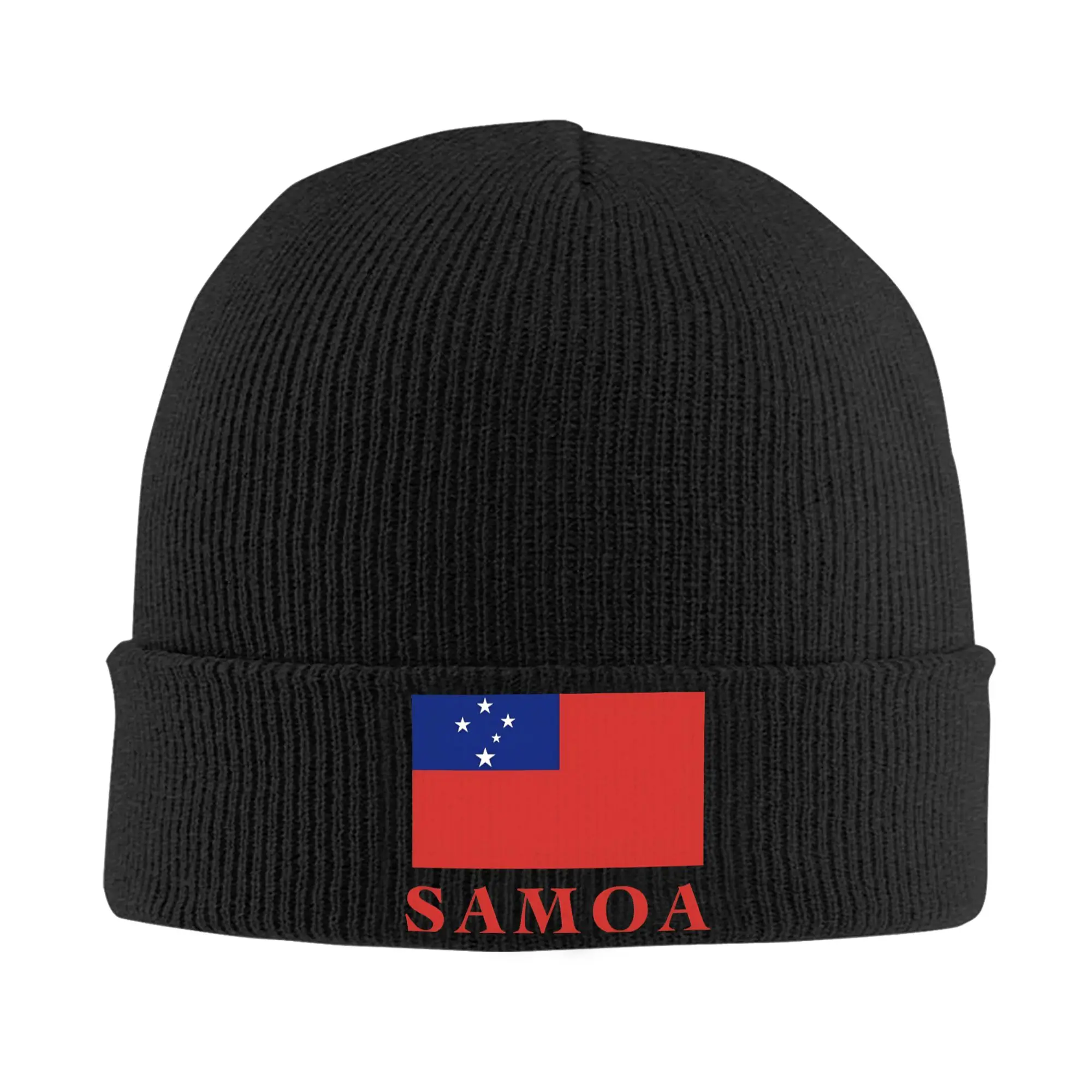 Samoa Flag  Bonnet Hats  Beanie Hats Spring Pattern Knit Hat Casual Men Women Gym Warm Cap