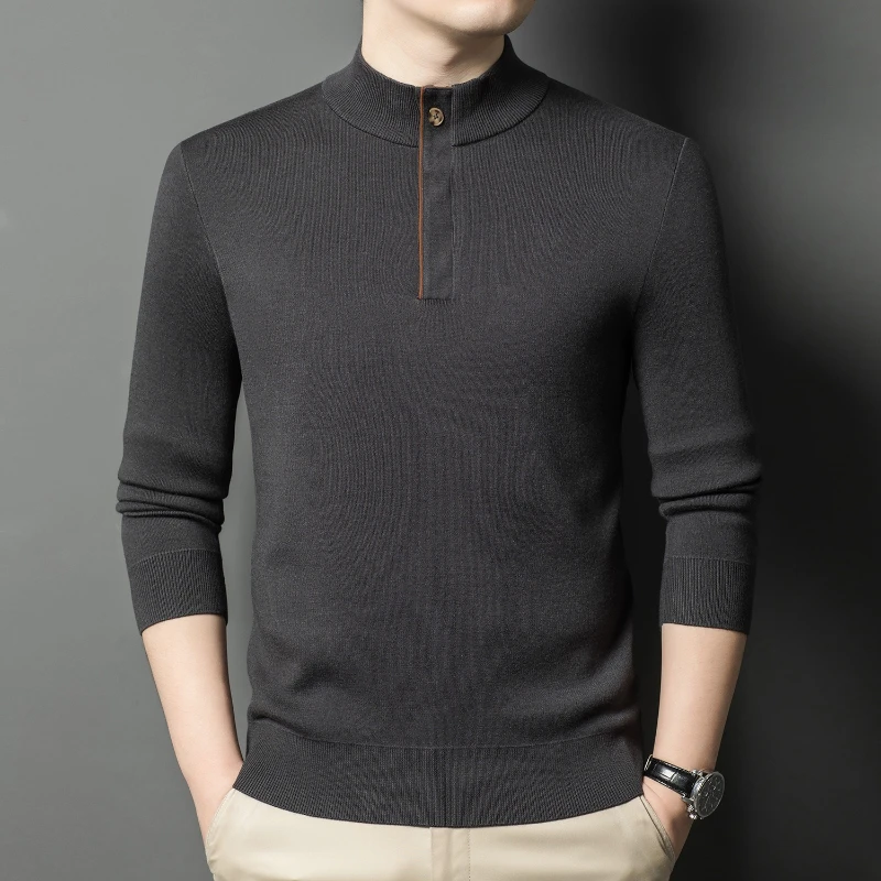 

Sweater Men's Autumn Winter Thickened Sweater Fashion Pullover Warm Woolen Top