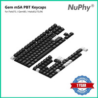 NuPhy Gem mSA Double-shot PBT Keycaps for Field75 / Gem80 Halo65 Halo75 Halo96