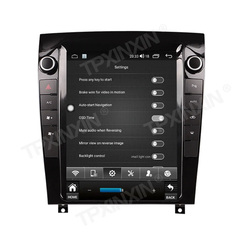 

12,1-дюймовый мультимедийный радиоприемник с GPS-навигацией и беспроводным CarPlay для Jaguar F-TYPE 2013-2020, Android 15.0, экран в стиле Tesla