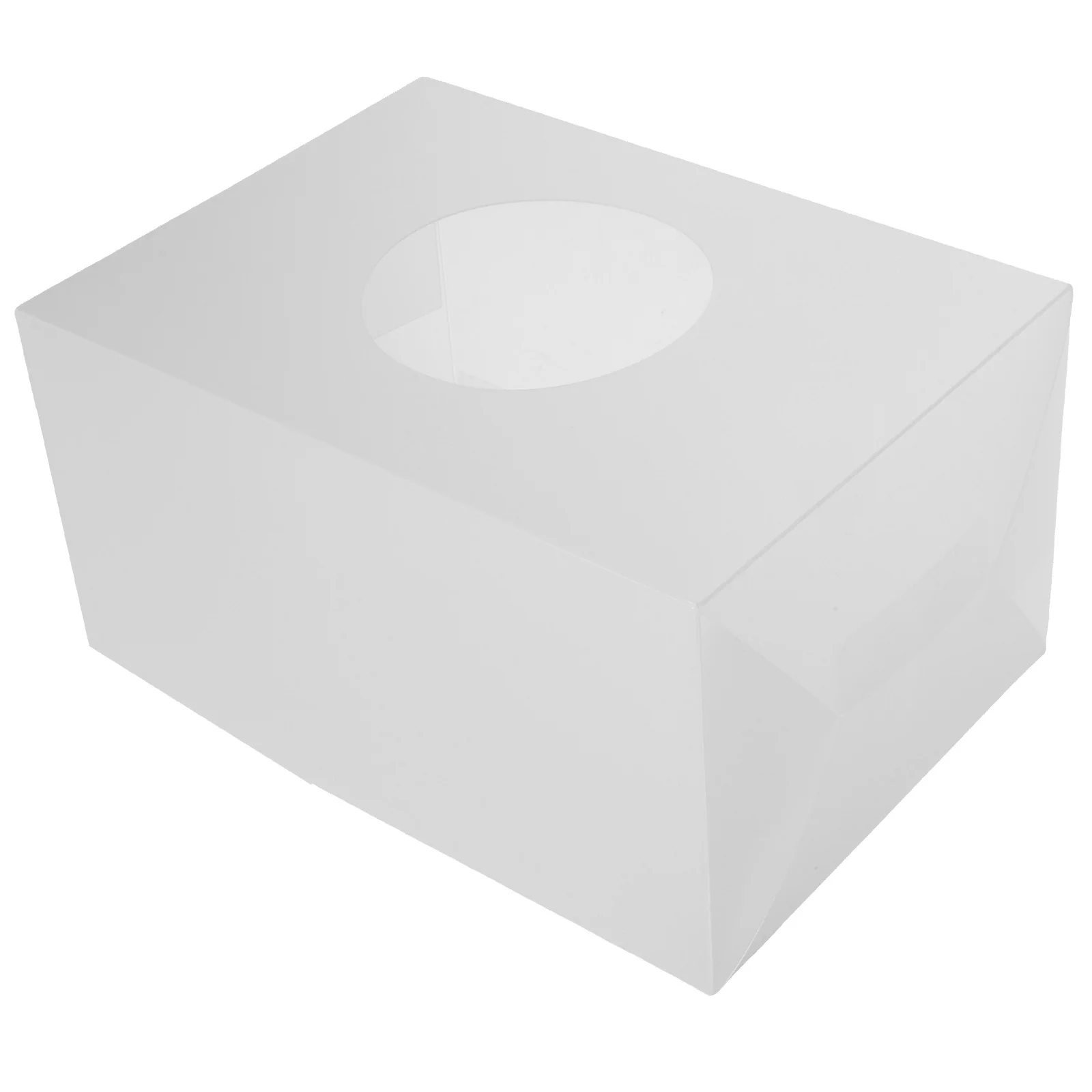 

Raffle Box Clear Square Multi-function Lottery Holder for Tickets Ballot Donation Storage Container Office Supplies
