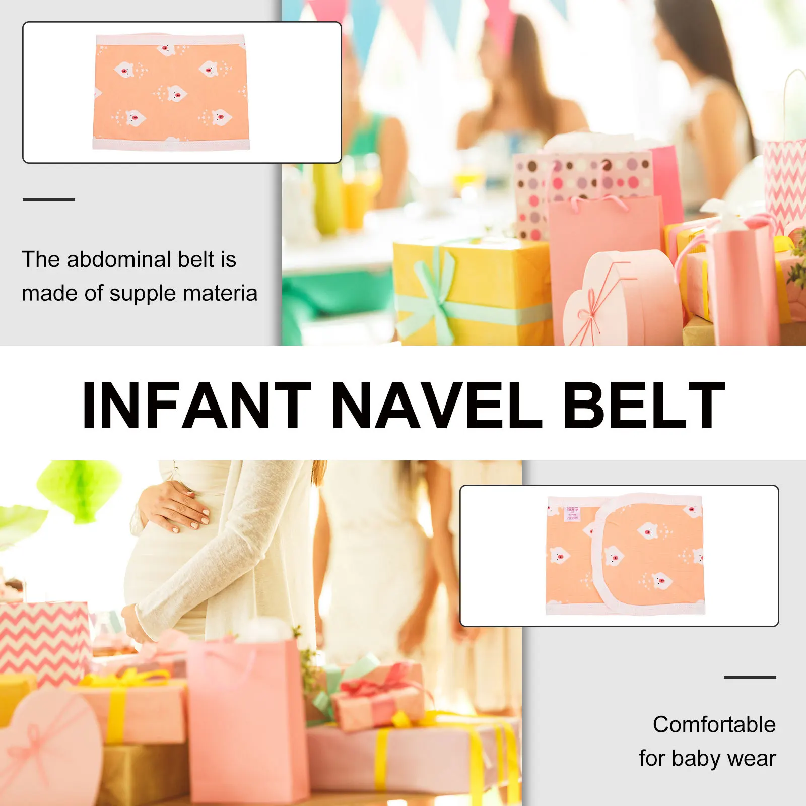 

1 шт., детский пупок, хлопковая повязка на живот, пояс для новорожденных, мягкая защита для живота, сохраняет тепло, кондиционер