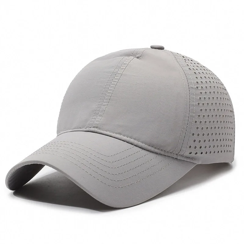 Neue Sommer Leichtgewichtige Perforierte Atmungsaktive Schnelltrocknende Verstellbare Baseballkappe, Unisex für Wandern und Sonnenschutz – Detail 5