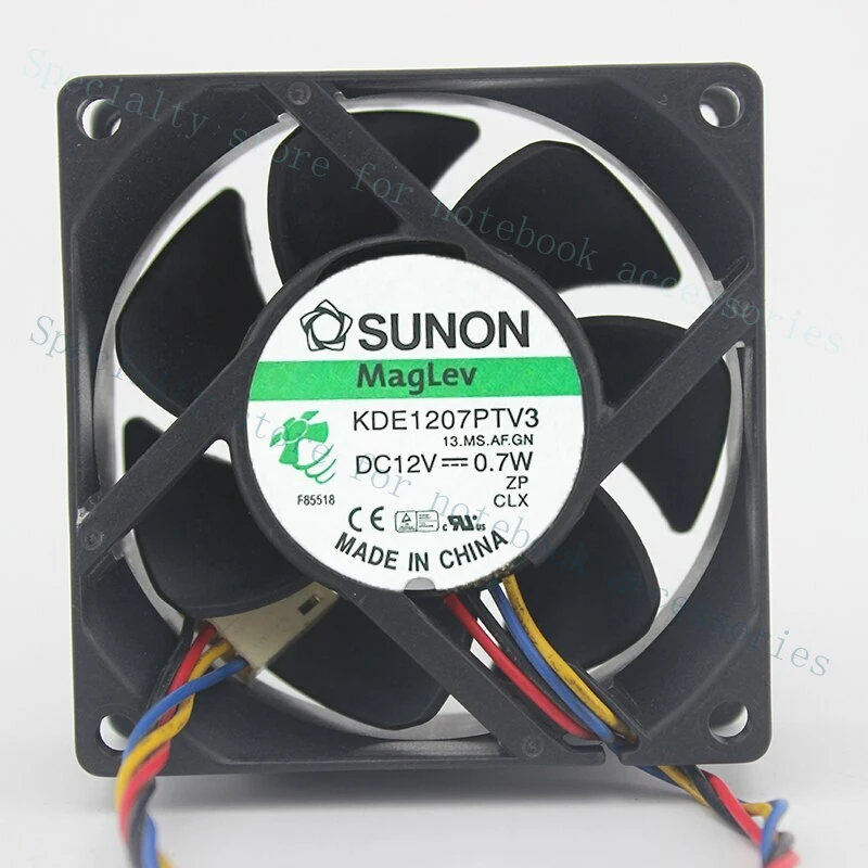 

A+ For Sunon 7025 12V 0.7W KDE1207PTV3 server cooling fan 70mm 4pin