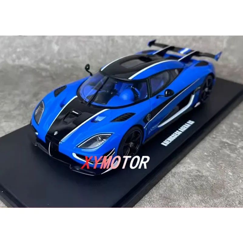 GT Spirit 1:18 For Koenigsegg AGERA RS CLDC028 Resin Diecast Model Car Kids Toys Birthday Gifts Hobby Display Collection Blue