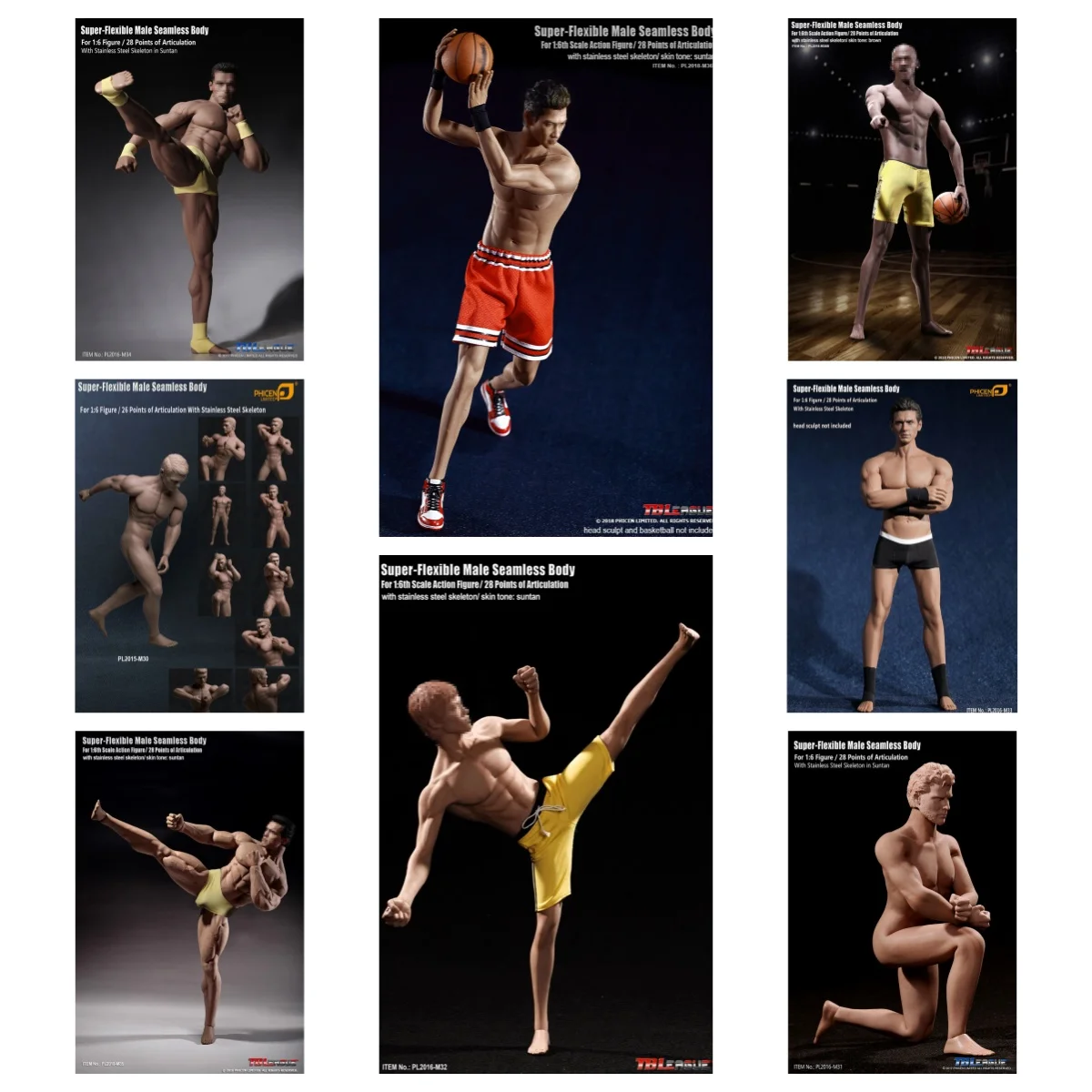 

HIPLAY TBLeague Athlete Build Body Seamless Male Muscular Body No Visible Joints 1/6 Action Figures Body