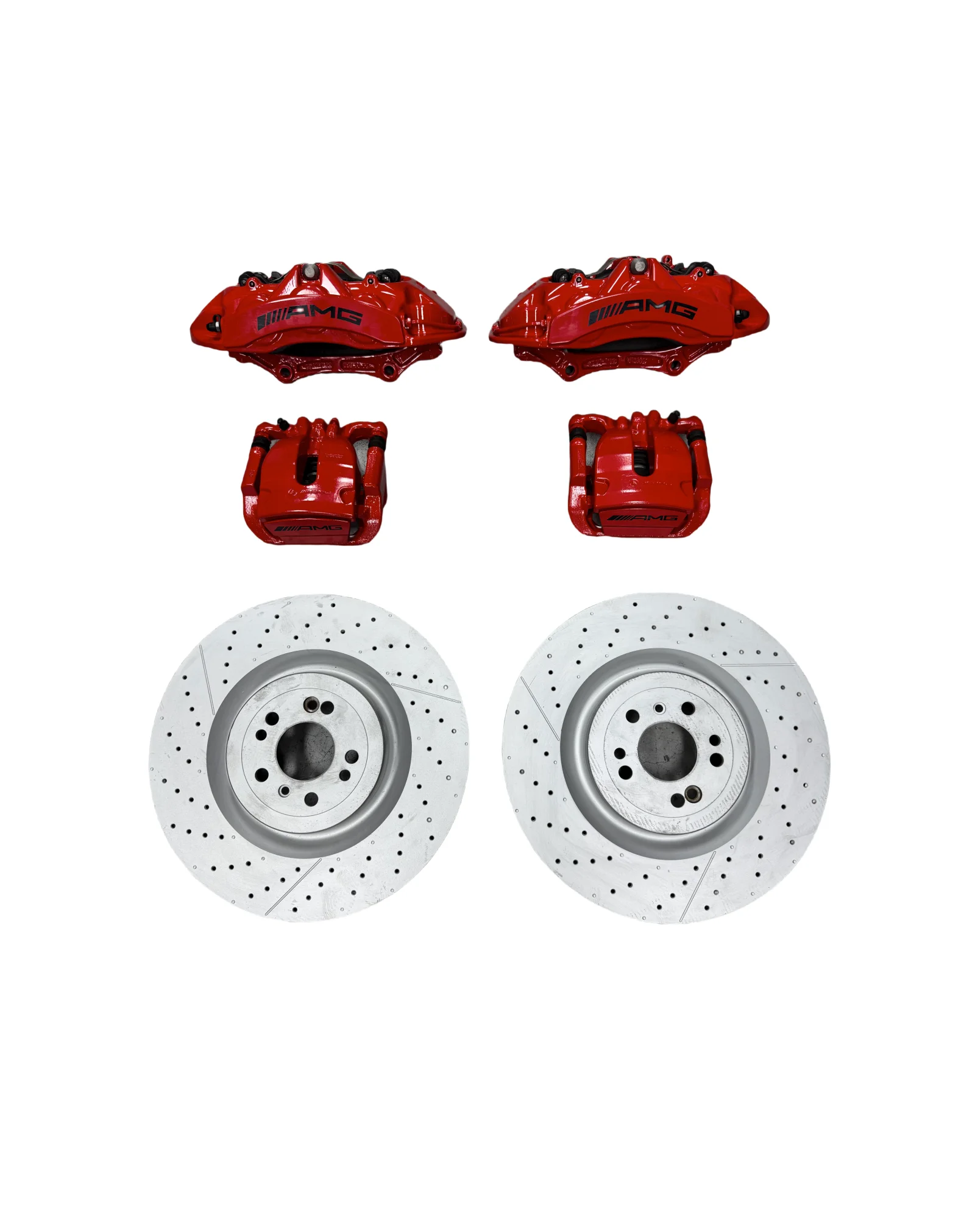 

The New High Quality GLE Series W166 Front and Rear Brake Calipers Large Branch Pump 6 Piston AMG Brakes