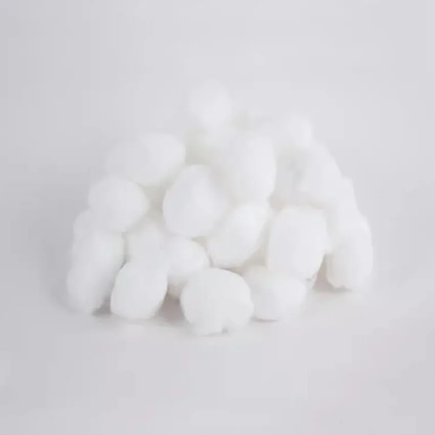 Desinfetante Descartável Limpeza Bolas De Algodão, Home Care Desengordurante, Desinfecção Da Pele, 100 Pcs