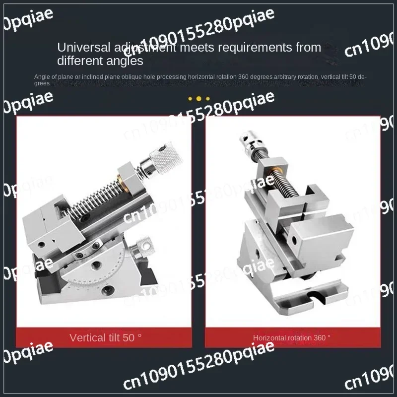 3 Inch High Universal Grinder Vise Screw Sine Slope Adjustable Angle Screw Tool Precision