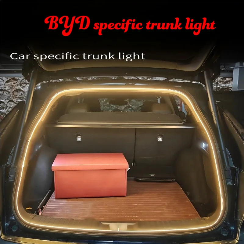

BYD Han Yuan Qin Plus Dolphin Song Pro фонари багажника, освещение багажника, освещение багажника, атмосферные светодиодные фонари с автомобильными аксессуарами