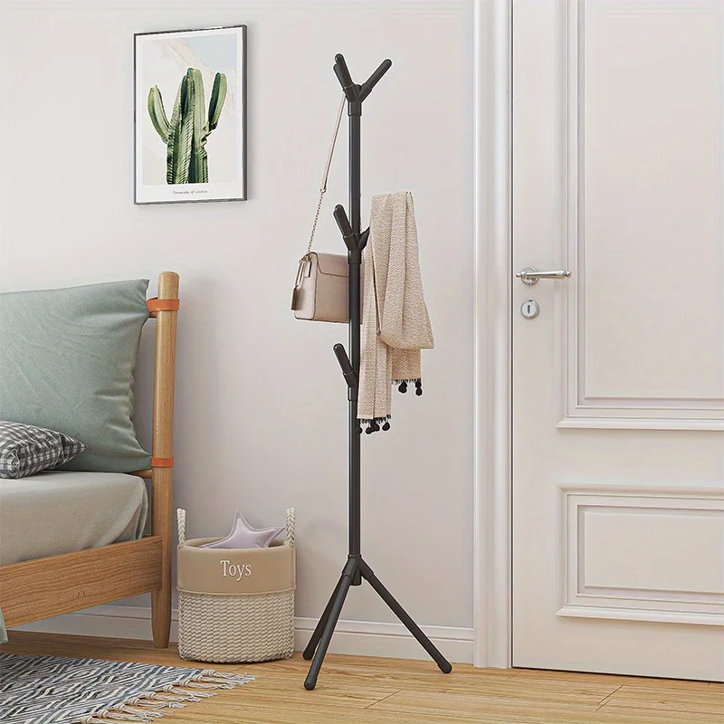 【Customer Favorite】Multifunctional Independent Coat Rack with Umbrella Stand - Simple Assembly，Multi-Purpose Living Room and Bed