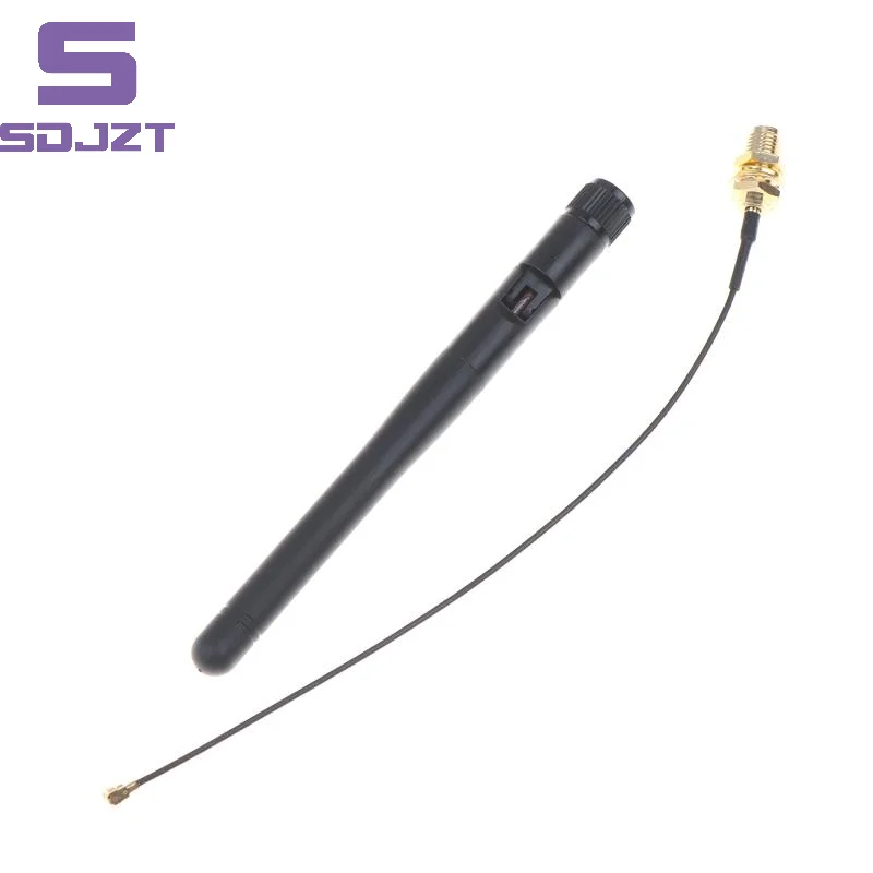 .Hot Sale-2.4GHz 3dBi WiFi 2.4g Antenna +15cm Aerial RP-SMA Male Wireless Router PCI U.FL IPX To RP SMA Male Pigtail Cable