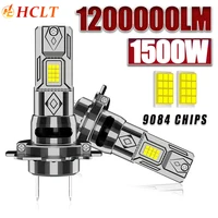 Luces LED H7 120000 LM CANBUS 1:1 Mini faro LED inalámbrico para coche 9084 CSP Chip Turbo Auto bombillas antiniebla con ventilador Plug & Play 12V