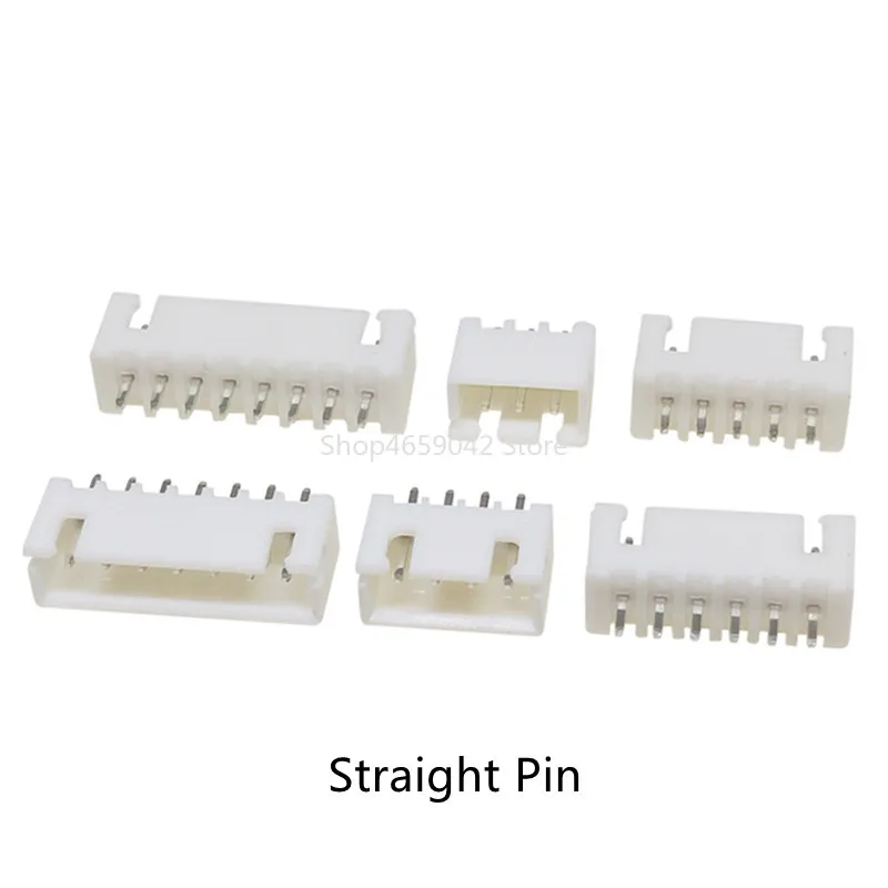 10PCS SH/JST/ZH/PH/XH Pitch 1.0MM 1.25MM 2.0MM 2.54MM Male Pin Header Socket Dip/Right Angle SMD 2/3/4/5/6/7/8/9/10/12 Pins