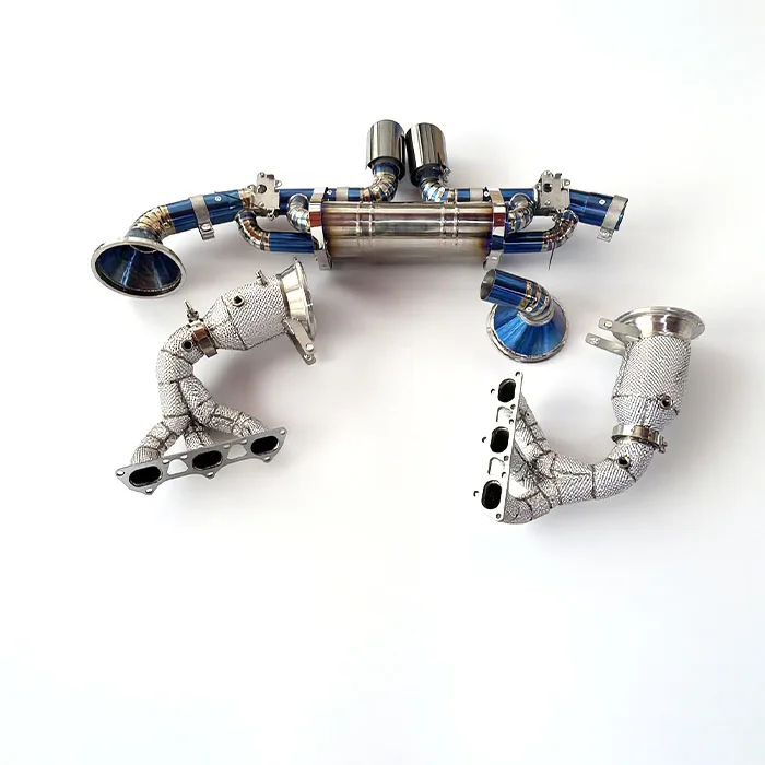 OEM High-Performance Catalyst-Free Manifold and Titanium Catback Exhaust for  992 GT3 4.0L 2021-