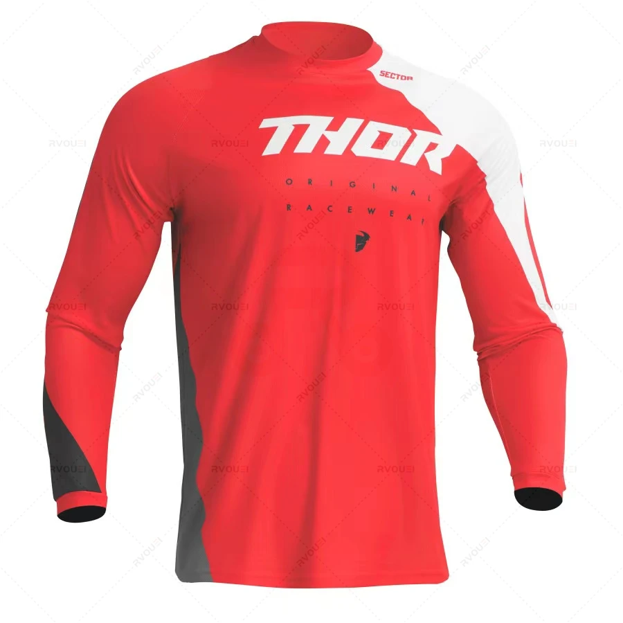 Downhill Jerseys for Men, Enduro Mountain Bike, MTB Shirts, Offroad DH Motorcycle Cycling Jersey, Motocross Sportwear Clothing