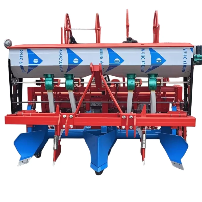 New type of hydraulic peanut seeder drip irrigation duckbill film punch seeder first lay film and then sow