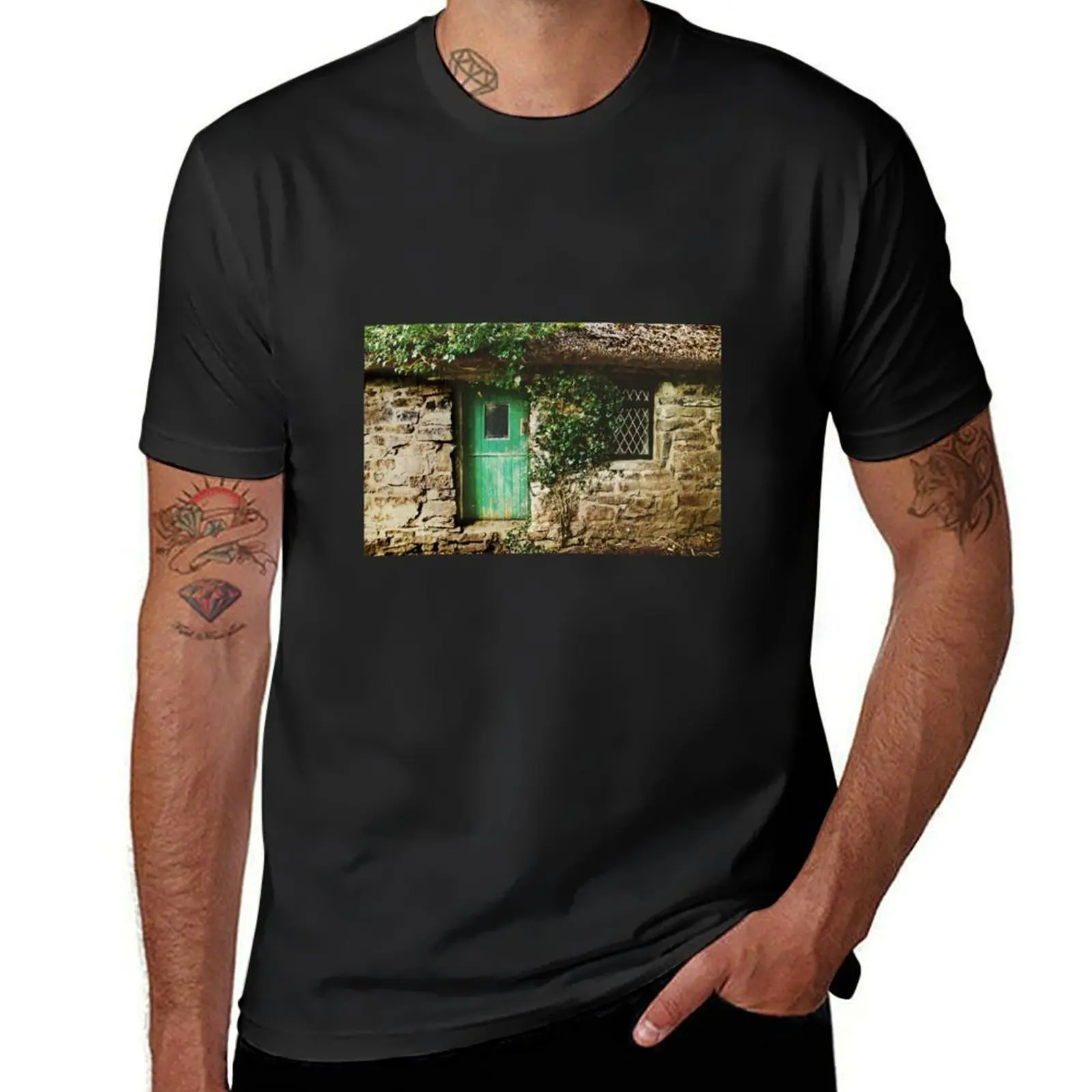 The Quiet Man Cottage T-Shirt oversizeds Blouse anime plus sizes slim fit t shirts for men