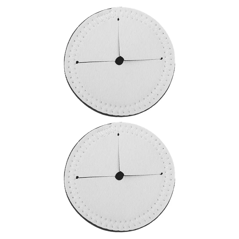 

2Pcs Wine Glass Insulator Sleeves White Neoprene Sublimation Base Covers Drink Coasters Mat Cup Accessories Coasters Cup Pad Mat