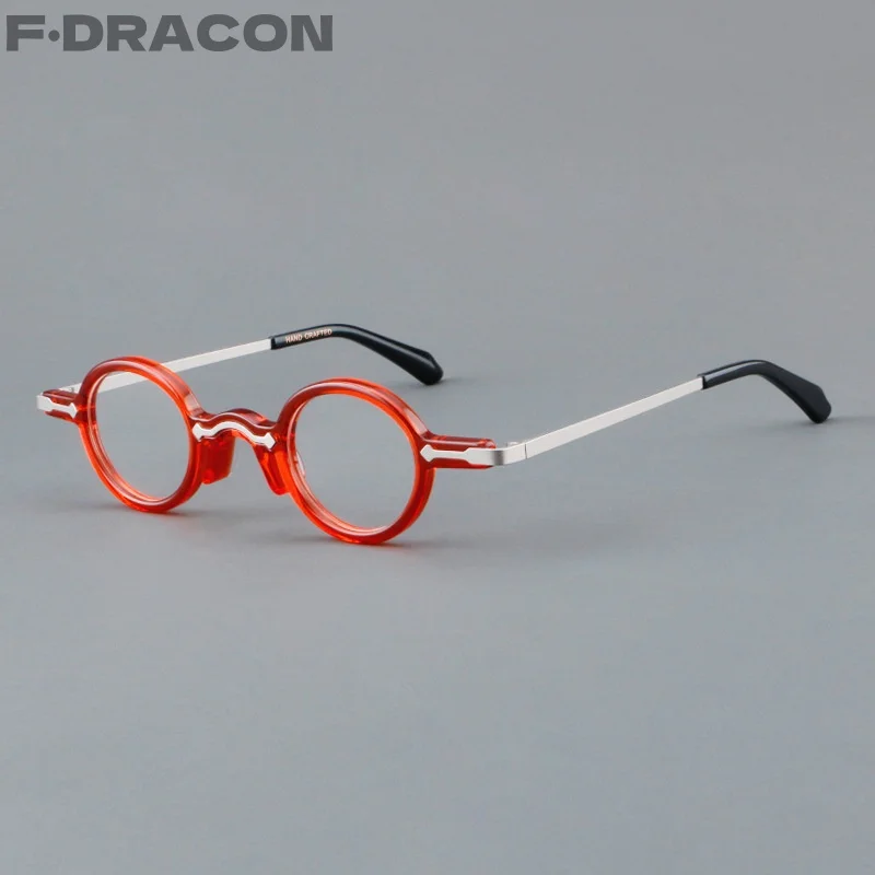 New Sheet Metal Eyeglass fFrame Ultra Light Circular Men's And Women's Eyeglass Frame Titanium Optical Prescription Frame 76818