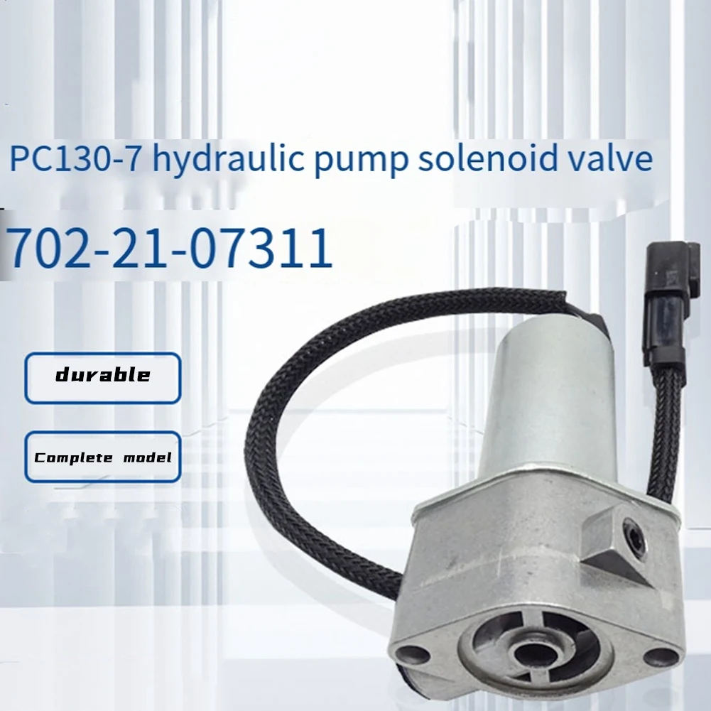تتجه 702-21-07311 صمام الملف اللولبي للمضخة الهيدروليكية لحفارة كوماتسو PC118MR PC128US PC130 PC160 PC190 PC240 PC360 PC490 #2