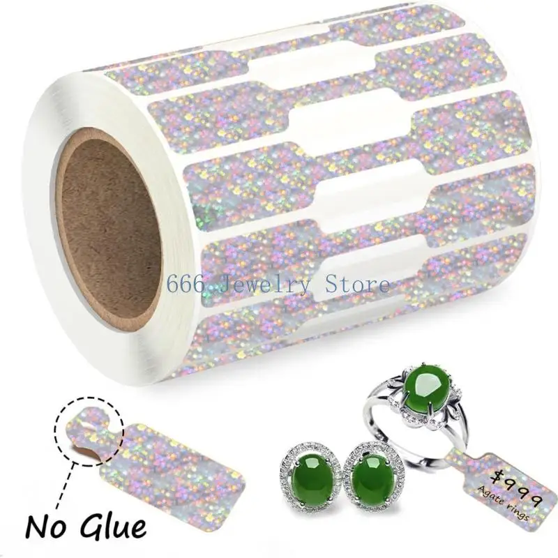 

F2TD упаковка из 500 наклеек для ювелирных изделий, самоклеящиеся этикетки с ценами, этикетки ручной работы из натуральной для