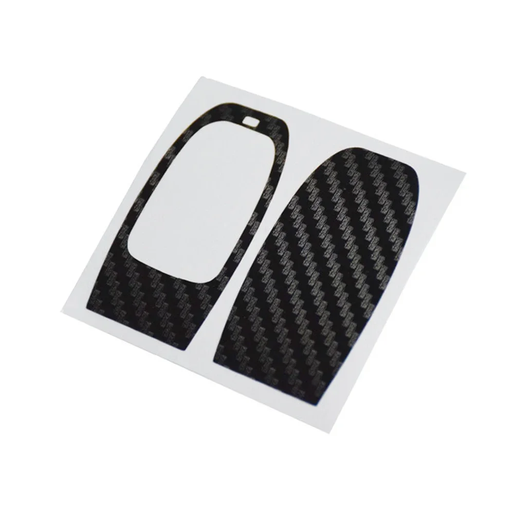Carbon Fiber Color Car Key Anti Scratch Sticker Smart Key Refitting Auto Accessories For Audi A4 A6 RS4 A5 A7 A8 RS5 Q5 S5 S6
