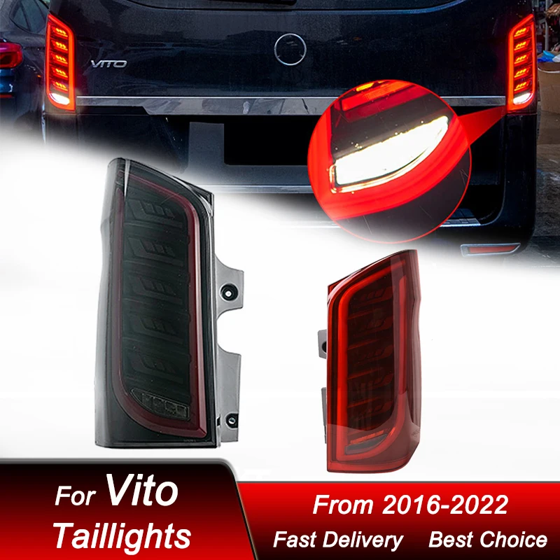 

Car Tail Lights For Mercedes-Benz Vito V260 metris 2016-2022 Maybach style full LED Dynamic Turn Signal Light Tail Lamp Assembly